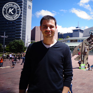 Foto die Guillaume in Nieuw Zeland toont